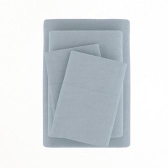 Urban Loft's Cotton Solid Deep Pocket Flannel Sheet Set - Easy Care, Wrinkle Resistant