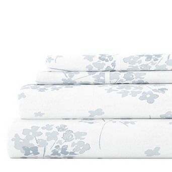 Urban Loft's Organic Cotton Deep Pocket Flannel Sheet Set - Easy Care, Wrinkle Resistant