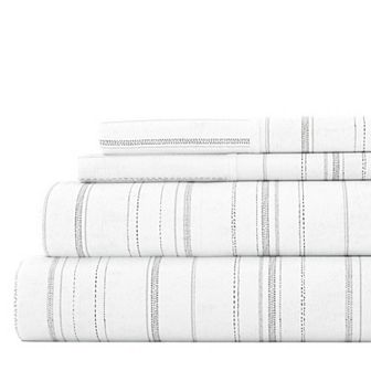 Urban Loft's Organic Cotton Deep Pocket Flannel Sheet Set - Easy Care, Wrinkle Resistant