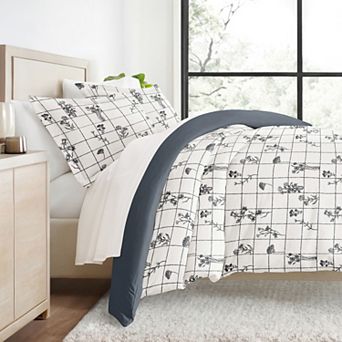 Urban Loft's 3 pc Garden Farmhouse Patterns Duvet Cover Bed Set With Shams