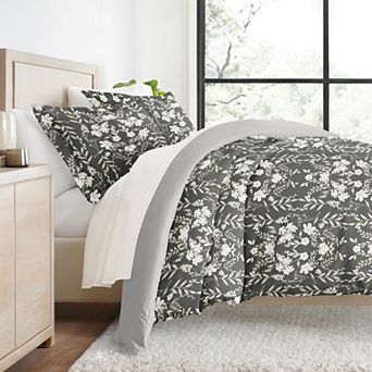 Urban Loft's 3 pc Garden Farmhouse Patterns Duvet Cover Bed Set With Shams