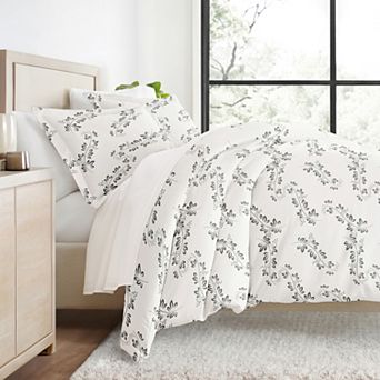 Urban Loft's 3 pc Garden Farmhouse Patterns Duvet Cover Bed Set With Shams