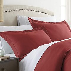 Red Border 8x8 Pillow Sham