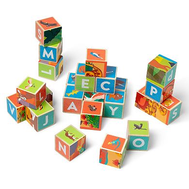 Melissa & Doug National Parks Alphabet & Animals 24-Piece Cube Puzzle