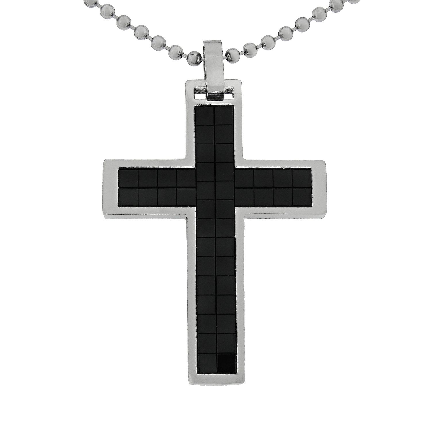 Sideways cross necklace on sale kohls