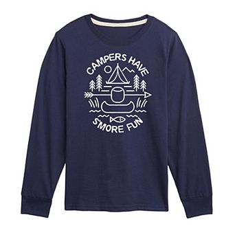 Boys 8-20 S'more Fun Long Sleeve Graphic Tee