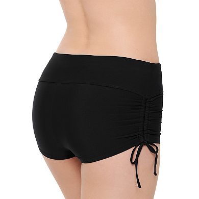 Women's Freshwater Side Shirred Swim Boyshorts