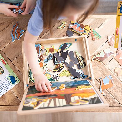 Melissa & Doug National Parks Wooden Picture Matching Magnetic Game