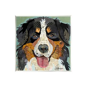 Stupell Home Decor Bernese Mountain Dog Wall Plaque