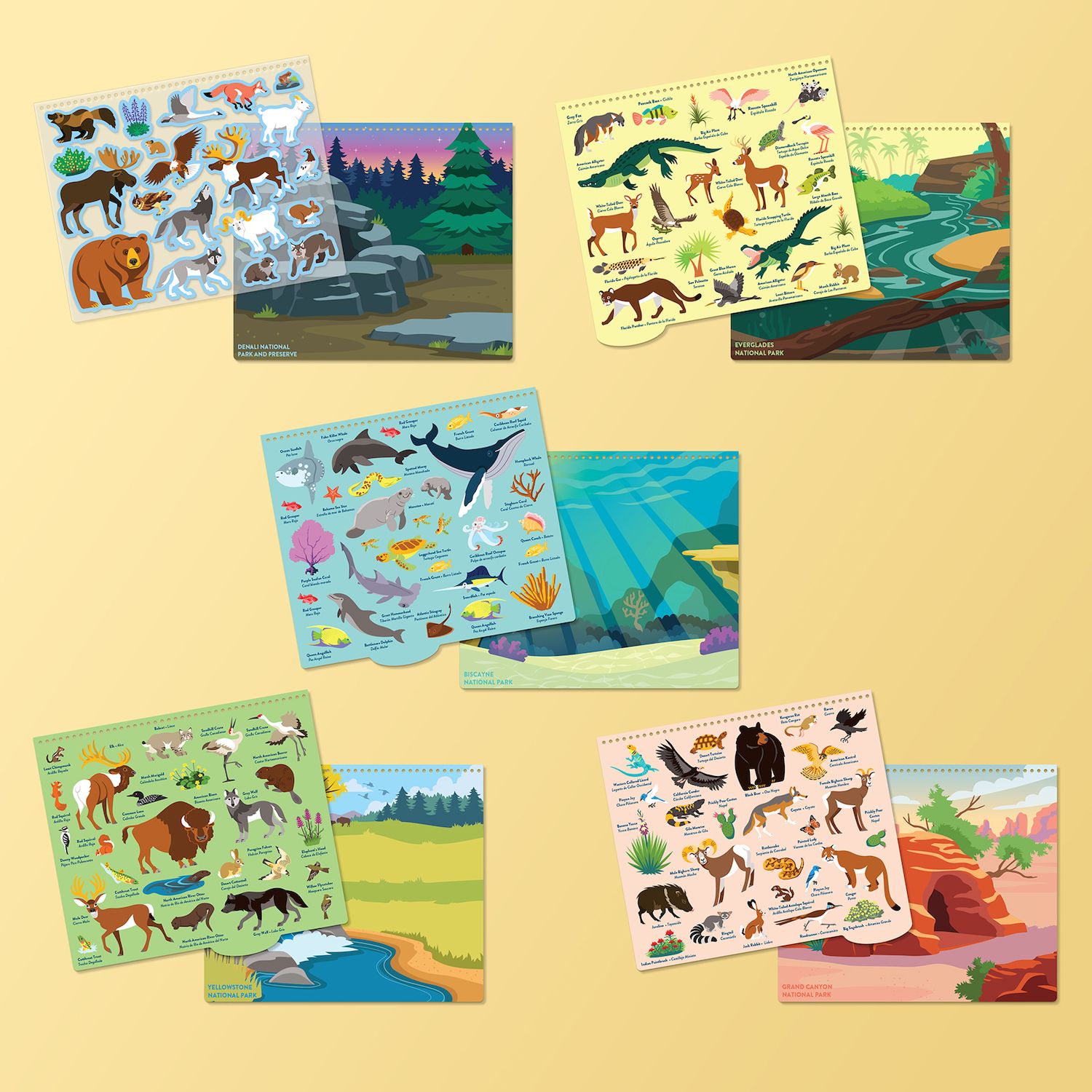 Melissa & Doug – Set Di 2 Puzzle In Legno Da 24 Pezzi: Yellowstone E Grand Canyon, Per Bambini 3+ - 4