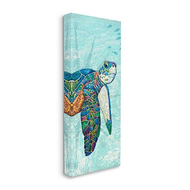 Stupell Home Decor Sea Turtle Underwater Canvas Wall Art
