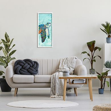 Stupell Home Decor Sea Turtle Underwater Framed Wall Art