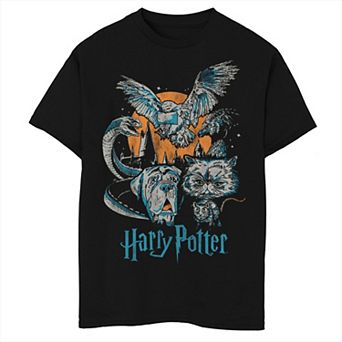 Boys 8-20 Husky Harry Potter Familiar Sketch Portrait Graphic Tee