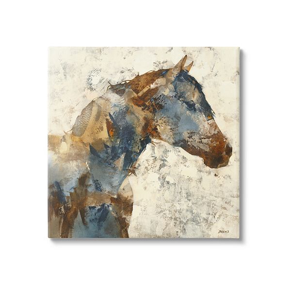 Stupell Home Decor Abstract Horse Canvas Wall Art