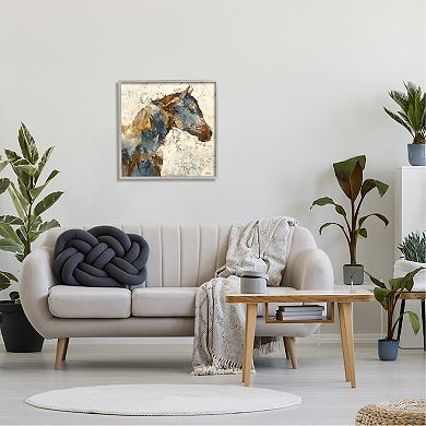 Stupell Home Decor Abstract Horse Framed Wall Art