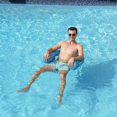 32" Flamingo Fabric Covered Floating U-Seat Pool Chair Float