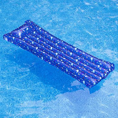 72'' Blue Aquatic Marine Animals Inflatable Pool Raft