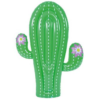 5.75' Inflatable Green Jumbo Cactus Shaped Pool Float
