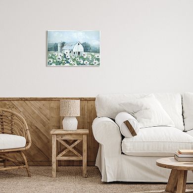 Stupell Home Decor Rural Anemone Meadow Barn Wall Plaque