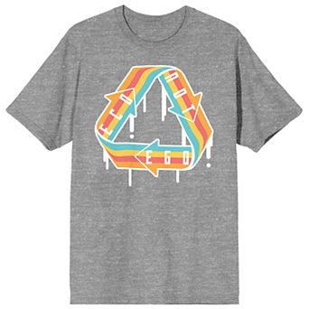 Men's Sunny Days Melting Rainbow Recycle Logo Tee