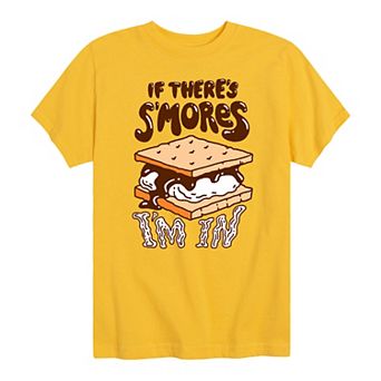Boys 8-20 If There's Smores I'm In Tee