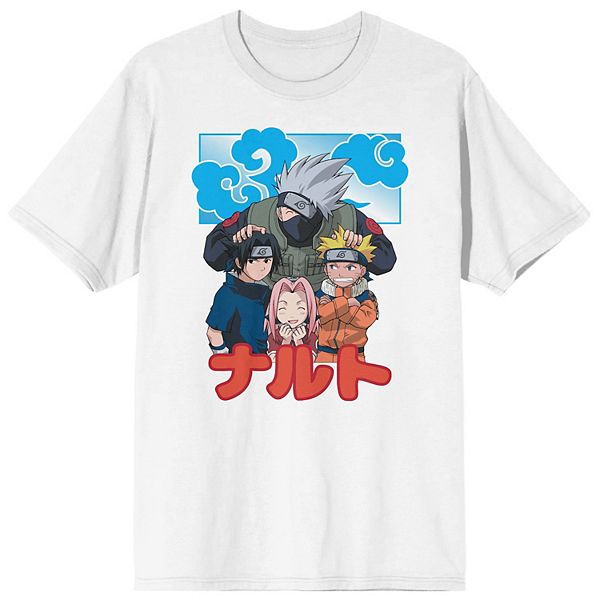 Men's Naruto Blue Smoke Character Tee