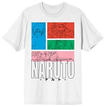 Men's Naruto Classic Group Squares Tee