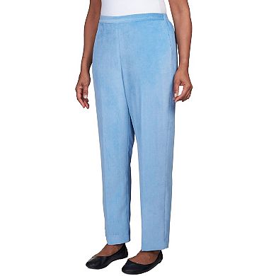 Petite Alfred Dunner Sleek Corduroy Short Length Pants