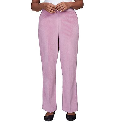 Petite Alfred Dunner Sleek Corduroy Short Length Pants