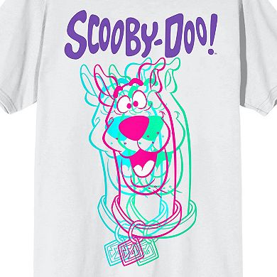Men's Scooby-Doo Neon Character Graphic Tee