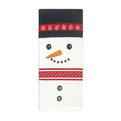 Decorative Towel Christmas Movies Dish Towels Set/2 Bake Pajamas