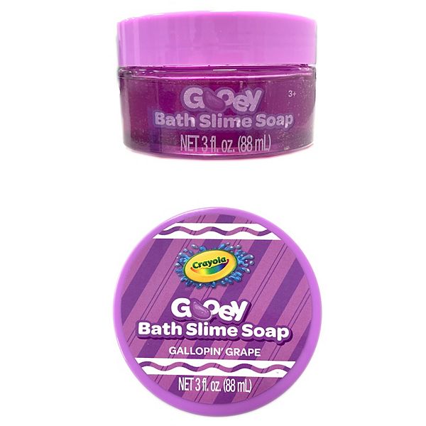 Crayola Bath Slime Scented Soap, Gallopin' Grape - 3.6 oz