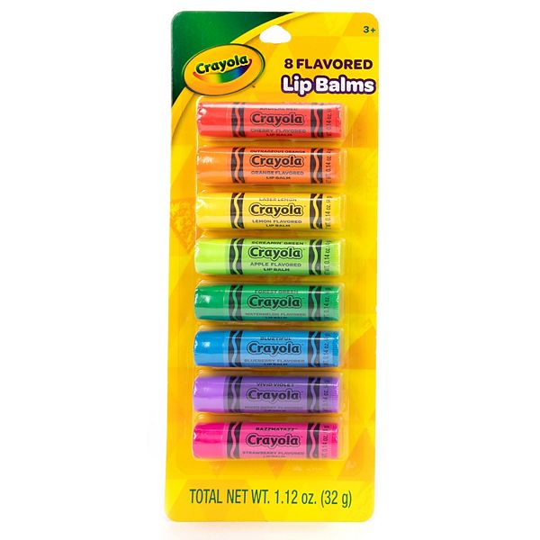 Crayola 8-Pack Flavored Lip Balm Set