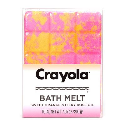 Crayola Bath Salt Melt - Sweet Orange \u0026 Fiery Rose Oil, image size:400x400