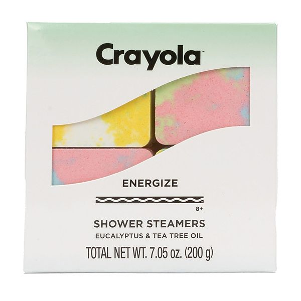 Crayola 4Pack Shower Steamers Eucalyptus & Tea Tree Oil