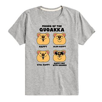 Boys 8-20 Moods Of The Quokka Graphic Tee