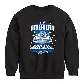 Boys 8-20 Hot Wheels American Muscle Sweatshirt