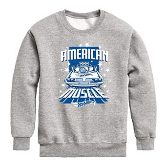 Boys 8-20 Hot Wheels American Muscle Sweatshirt