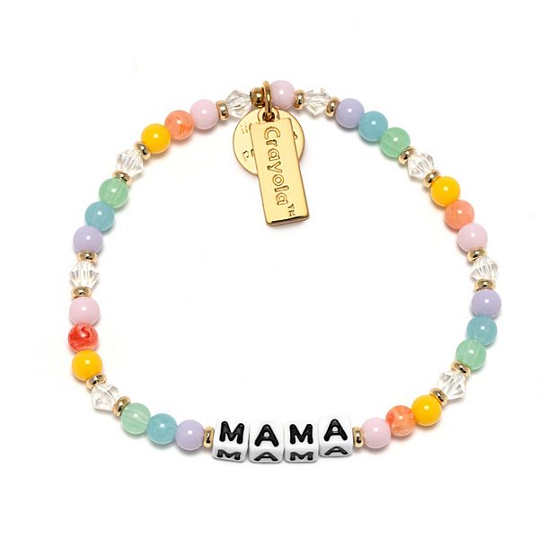 traditional christmas bell beaded stretch charm bracelet – Mama Otter