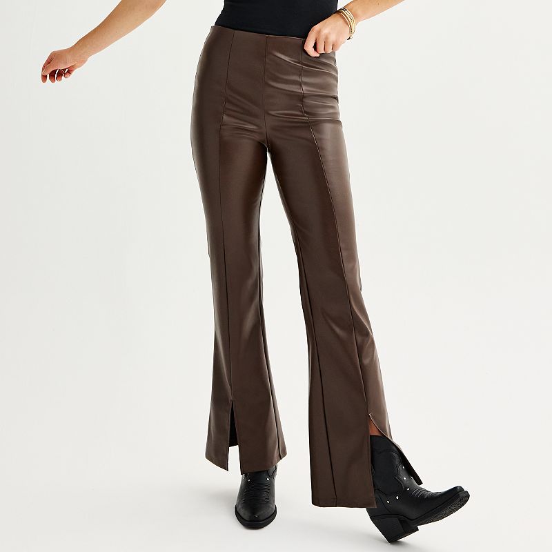 Kohl's faux leather clearance pants