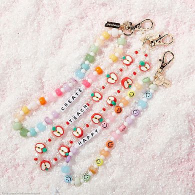 Crayola® x The Little Words Project "Happy" Beaded Keychain