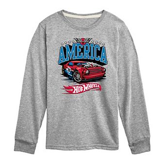 Boys 8-20 Hot Wheels America 76 Long Sleeve Tee