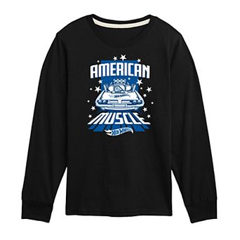 Boys 8-20 Hot Wheels American Muscle Long Sleeve Tee