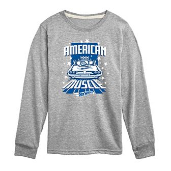 Boys 8-20 Hot Wheels American Muscle Long Sleeve Tee