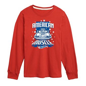 Boys 8-20 Hot Wheels American Muscle Long Sleeve Tee