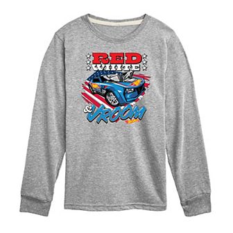Boys 8-20 Hot Wheels Car Vroom Long Sleeve Tee