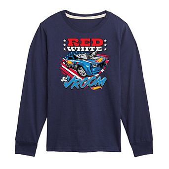 Boys 8-20 Hot Wheels Car Vroom Long Sleeve Tee