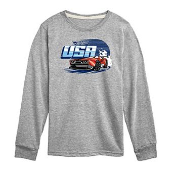 Boys 8-20 Hot Wheels USA Long Sleeve Tee
