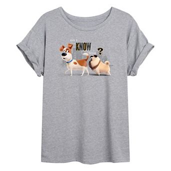 Juniors' The Secret Life of Pets Know You Oversized Graphic Tee
