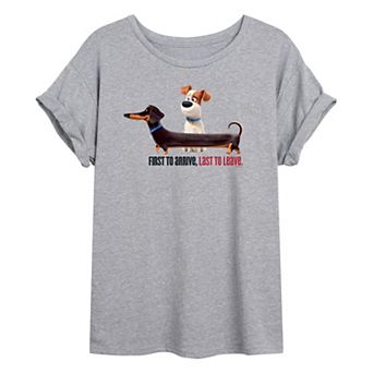 Juniors' The Secret Life of Pets Arrive Oversized Graphic Tee
